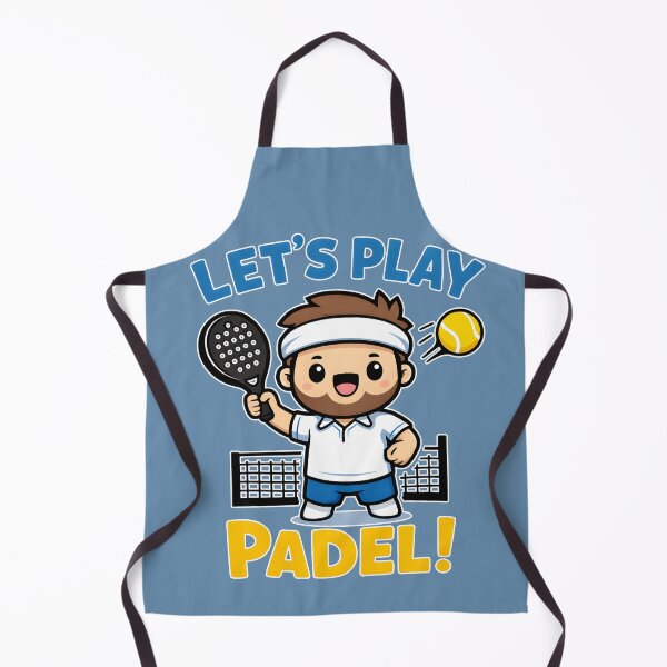 Item preview, Let's Play Padel Cute Chibi Sport Player designed and sold by Mr Lee.