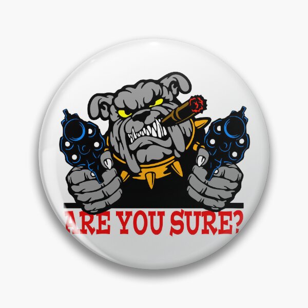 Item preview, Are You Sure;  designed and sold by StickerApe.