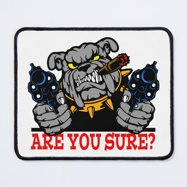 Item preview, Are You Sure;  designed and sold by StickerApe.