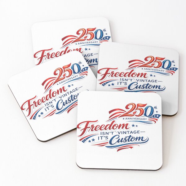 Item preview,  Freedom Isn't Vintage – Custom 250th USA Patriot Power T-shirt design designed and sold by digitalbitcraft.
