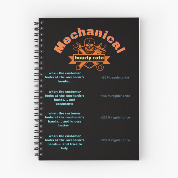 Item preview, Mechanic hourly rate Funny Gifts for Cars Lovers   designed and sold by GavloDesign.