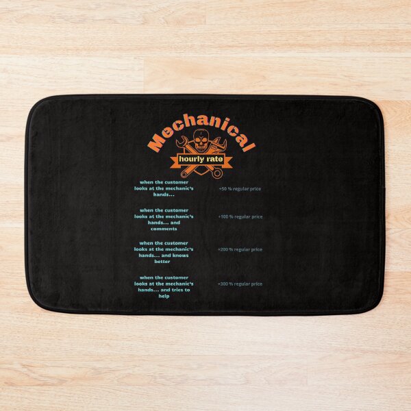 Item preview, Mechanic hourly rate Funny Gifts for Cars Lovers   designed and sold by GavloDesign.
