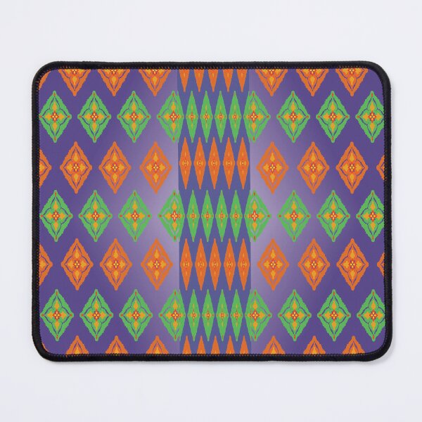 Item preview, Mystic Divide: Purple & Green Geometric Power designed and sold by OIL Pattern Design .