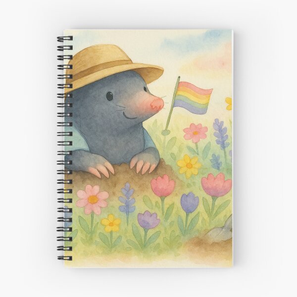 Item preview, Happy mole in the garden – love, diversity & nature designed and sold by Mauswohn.