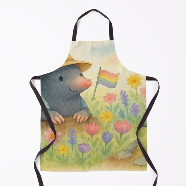 Item preview, Happy mole in the garden – love, diversity & nature designed and sold by Mauswohn.