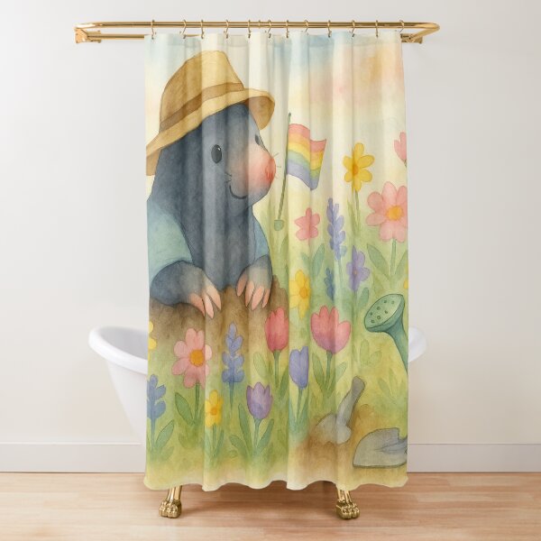 Item preview, Happy mole in the garden – love, diversity & nature designed and sold by Mauswohn.