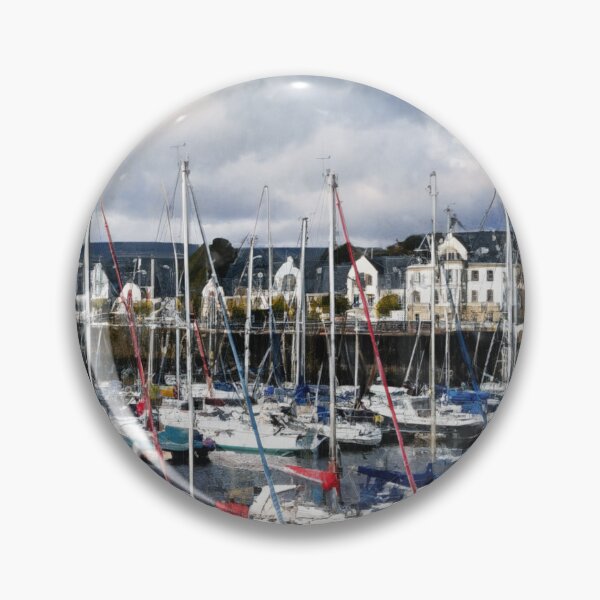 Item preview, Inverkip Marina Village Watercolour designed and sold by RJW Images.