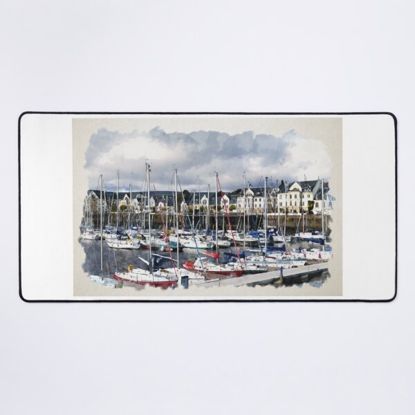 Item preview, Inverkip Marina Village Watercolour designed and sold by RJW Images.