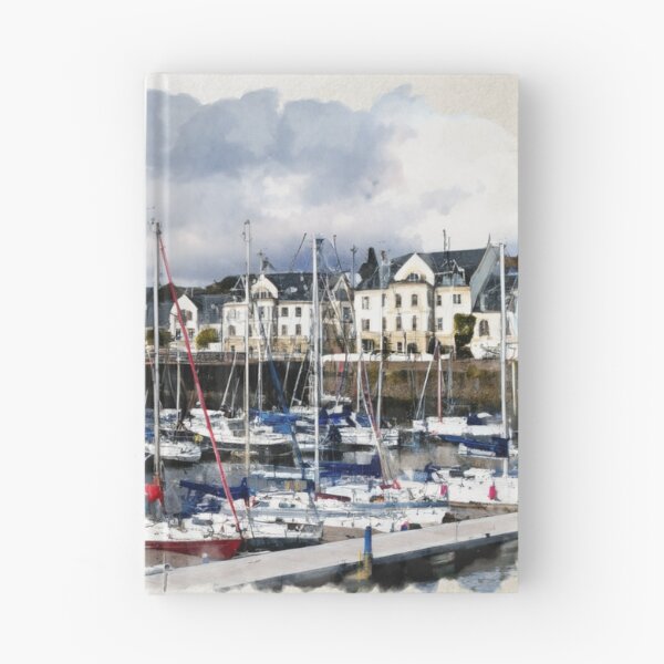 Item preview, Inverkip Marina Village Watercolour designed and sold by RJW Images.