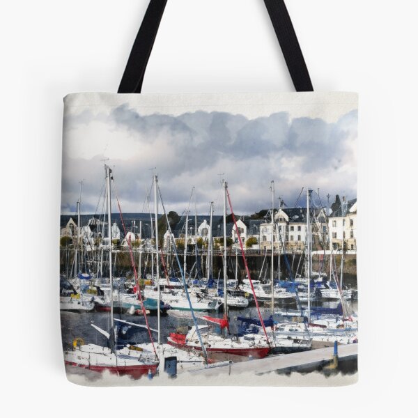 Item preview, Inverkip Marina Village Watercolour designed and sold by RJW Images.