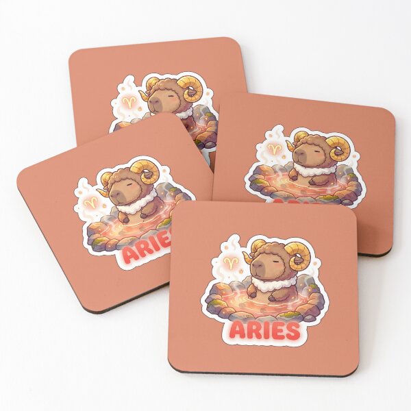Item preview, Zodiac Capybara Onsen – Aries Cute Hot Spring Capybara designed and sold by Nuist25.