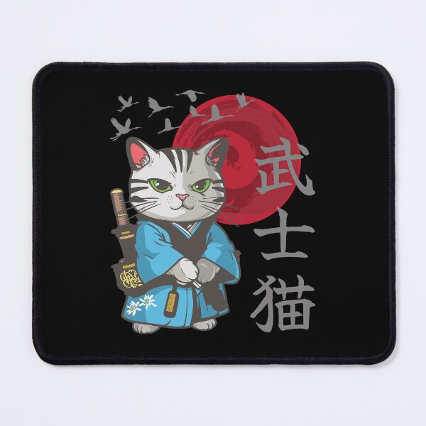 Item preview, Japanese Samurai Cat Anime Kitten designed and sold by MaximWundersee.