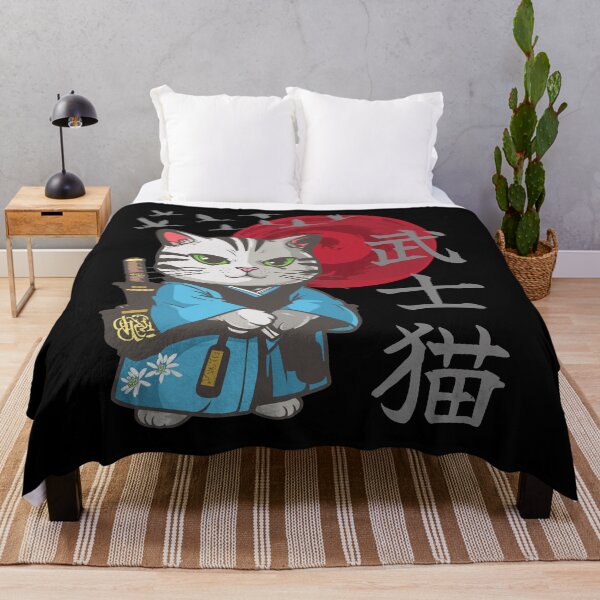 Item preview, Japanese Samurai Cat Anime Kitten designed and sold by MaximWundersee.