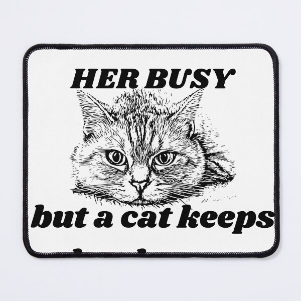 Item preview, Sewing Keeps Her Busy But A Cat Keeps Her Happy - Funny Sewing Cat T-Shirt designed and sold by Artistshert.