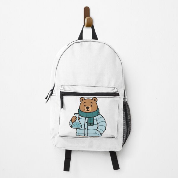 Item preview, Bear Scientist in Puffy Winter Coat Holding Beaker – Cute Winter Job Animal designed and sold by Confuzz1ed.