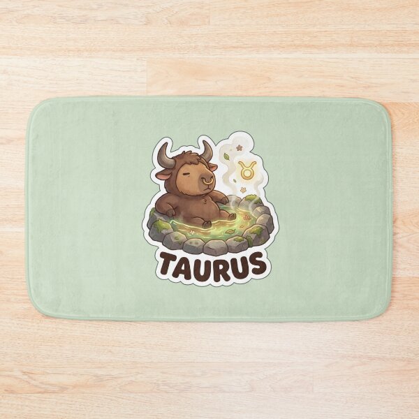 Item preview, Zodiac Capybara Onsen – Taurus Cute Hot Spring Capybara designed and sold by Nuist25.