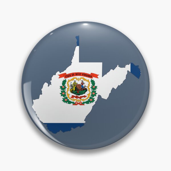 Item preview, West Virginia State Map Flag - Mountaineer Pride Silhouette designed and sold by mashmosh.