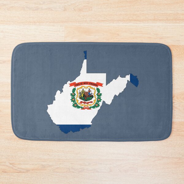 Item preview, West Virginia State Map Flag - Mountaineer Pride Silhouette designed and sold by mashmosh.