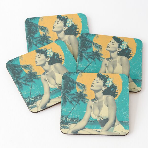Item preview, Vintage Tropical Pin-Up Dream designed and sold by paulosully.