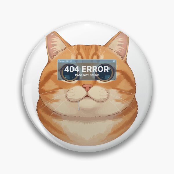 Artikelvorschau, 404 Gehirnzelle nicht gefunden - Lustige orange Katze entworfen und verkauft von Petzzz.