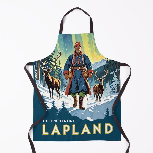 Item preview, The Enchanting Lapland – Vintage Finland Travel Poster designed and sold by MooLaLa.Store.