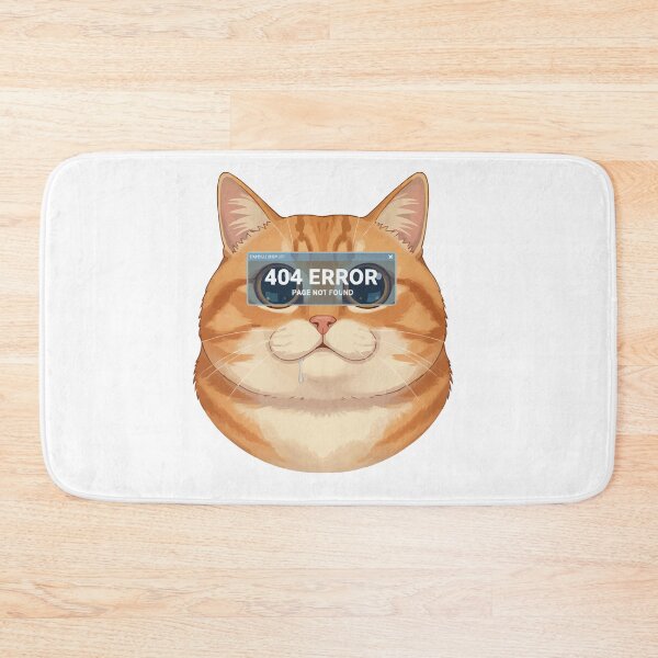 Item preview, 404 Brain Cell Not Found - Funny Orange Cat designed and sold by Petzzz.