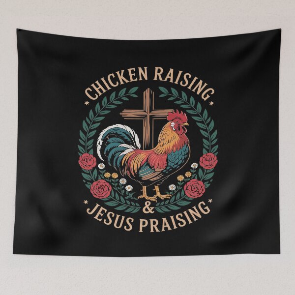 Item preview, Chicken Raising & Jesus Praising 8  designed and sold by PowAcademy.