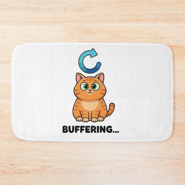 Item preview, Buffering... Please Wait - Orange Cat Loading designed and sold by Petzzz.