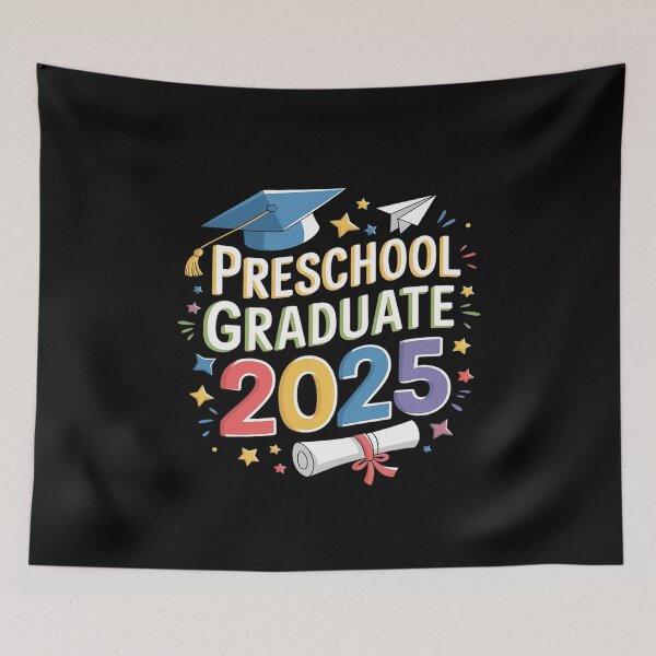 Item preview, Preschool Graduate 2025 Colorful Kids Cute Pre-K Graduation  designed and sold by MarkLeedsArt.