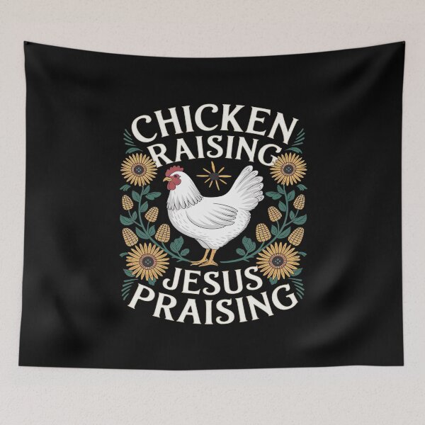 Item preview, Chicken Raising & Jesus Praising 9  designed and sold by CombatTask.
