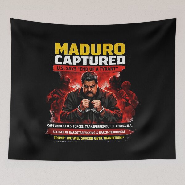 Item preview, Nicolas Maduro Captured, Venezuela Libre, Nicolas Maduro Arrested, Venezuelan Freedom - Free Maduro Nicolas designed and sold by oeridmd.