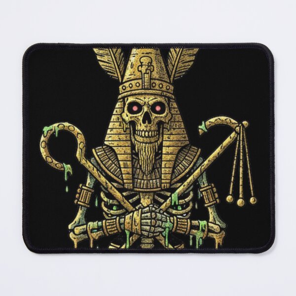 Item preview, Gilded Silence of Osiris - Egyptian God of Death designed and sold by unthinkabletees.