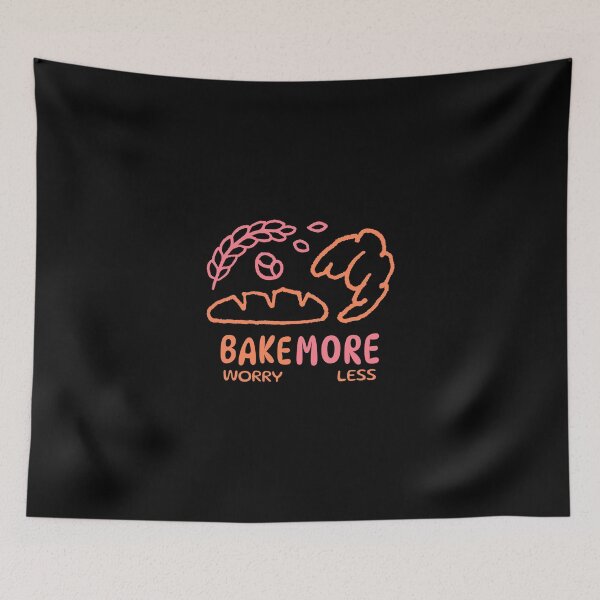 Item preview, Bake More, Worry Less Baking T-Shirt  designed and sold by Arvixo.