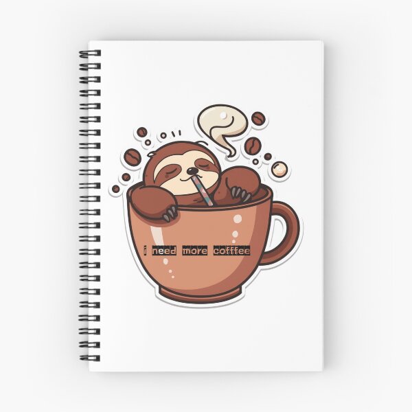 Item preview, Sloth Coffee Bath: Sloffee Relaxation Mode designed and sold by Ashley critters.