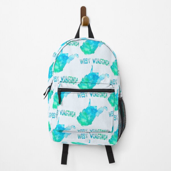 Item preview, West Virginia Map Watercolor - Artistic Blue & Green State Pride designed and sold by mashmosh.