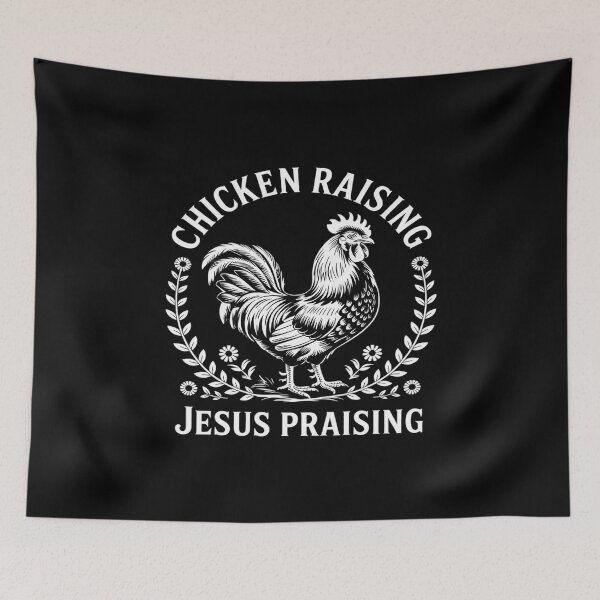 Item preview, Chicken Raising & Jesus Praising 13 designed and sold by MythWoot.