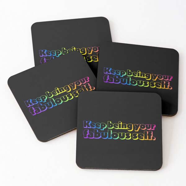 Item preview, Keep Being Your Fabulous Self - Candy Gradient designed and sold by sillyjess.