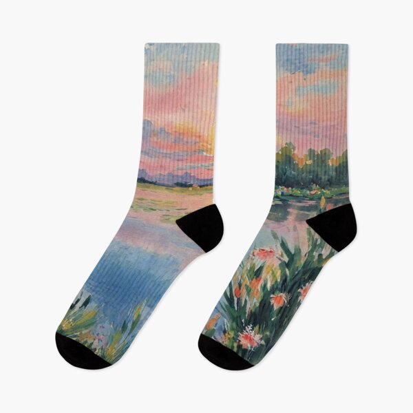 Item preview, Sunset at the lakeside designed and sold by sid1802.