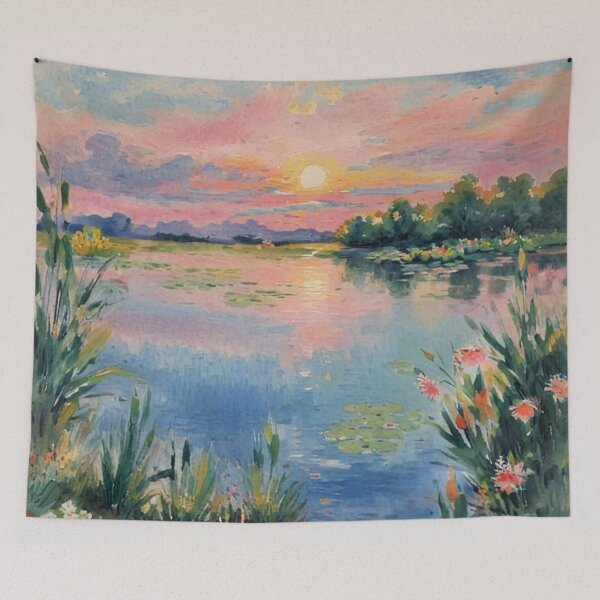 Item preview, Sunset at the lakeside designed and sold by sid1802.