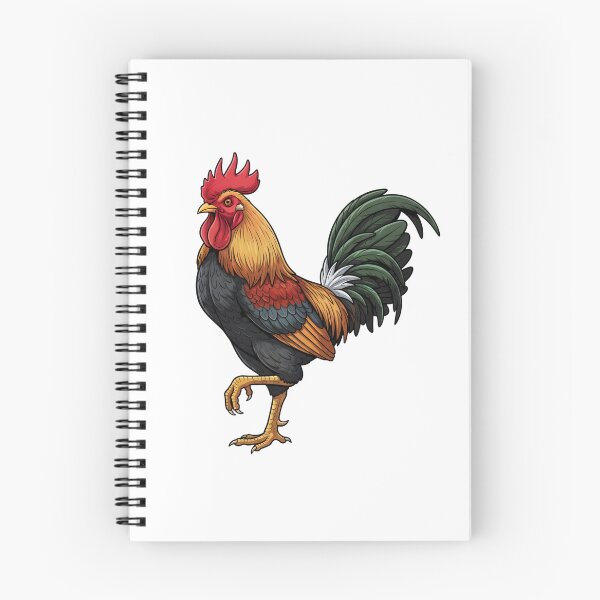 Item preview, Majestic Gamefowl Rooster: Professional Poultry Illustration with Vibrant Plumage designed and sold by VibranPalette.