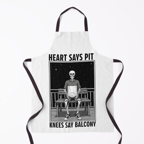 Item preview, Heart Says Pit Knees Say Balcony designed and sold by Print-Panda.