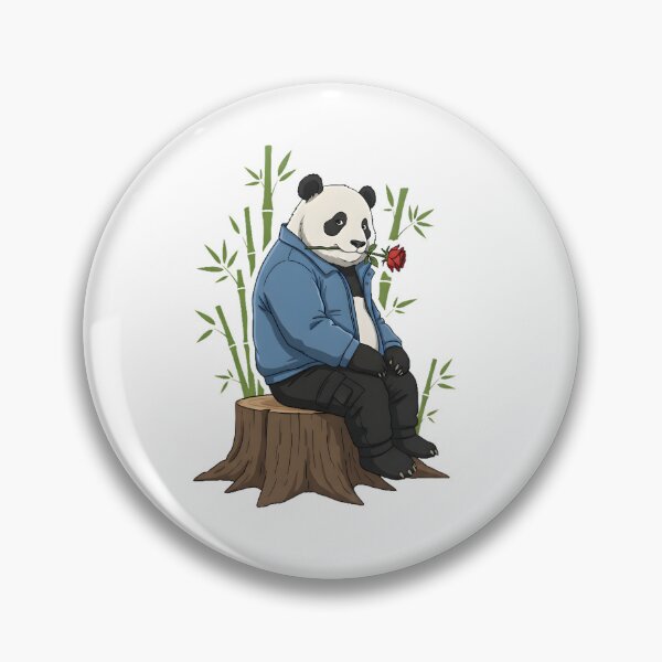 Item preview, Pang Fu with Rose-The Panda Rizz designed and sold by PangFuStudio.