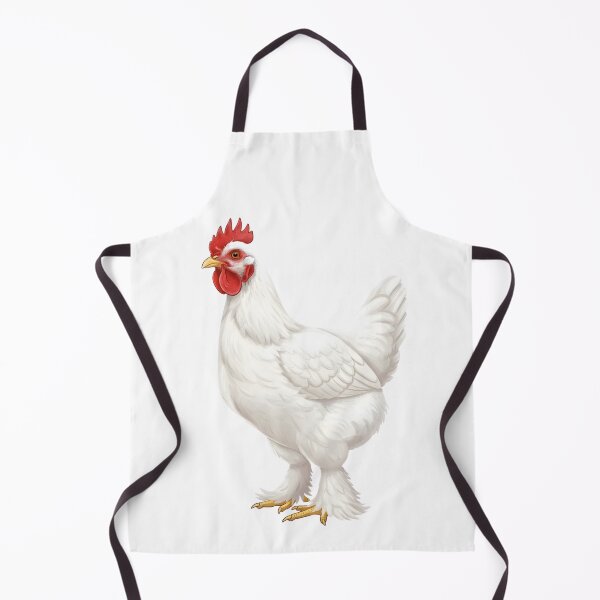 Item preview, Charming White Cochin Hen Illustration: Fluffy-Legged Poultry Art designed and sold by VibranPalette.