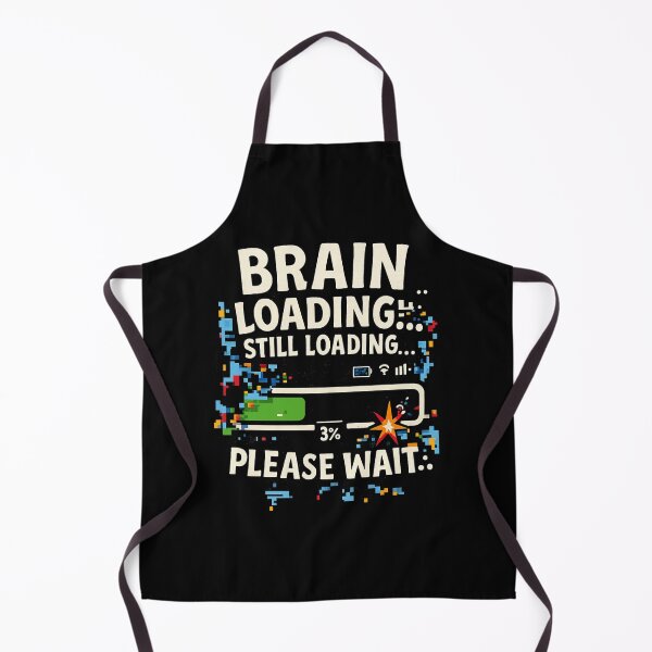 Item preview, Brain Loading... Glitchy Pixel Chaos designed and sold by MKreative Studio.