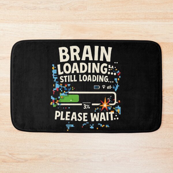 Item preview, Brain Loading... Glitchy Pixel Chaos designed and sold by MKreative Studio.