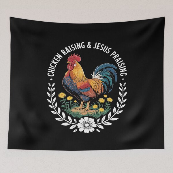 Item preview, Chicken Raising & Jesus Praising 17  designed and sold by MythWoot.