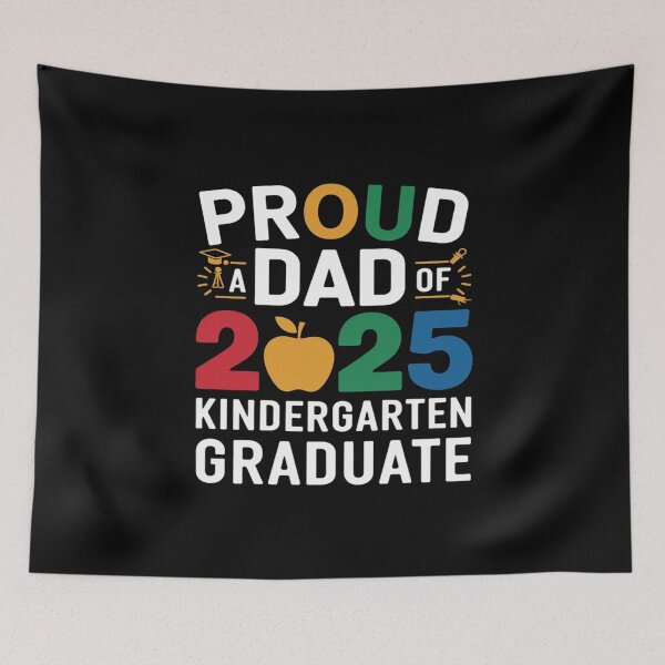 Item preview, Proud Dad Class Of 2025 Kindergarten Graduate Graduation  designed and sold by PowAcademy.