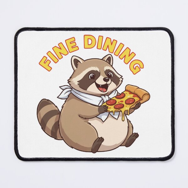 Item preview, Fine Dining Raccoon - Eating Trash Pizza designed and sold by Petzzz.