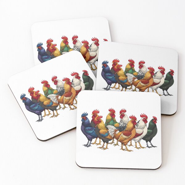 Item preview, Elite Gamefowl Collection: Diverse Roosters and Poultry Illustration Pack designed and sold by VibranPalette.