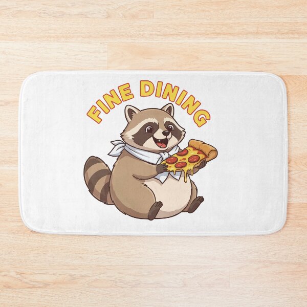 Item preview, Fine Dining Raccoon - Eating Trash Pizza designed and sold by Petzzz.